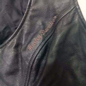 Womens Harley Davidson leather vest